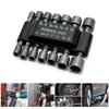 14Pcs Power Nut Driver Drill Bit Set 5-12mm Hexagonal Hex Nut Socket 1/4" Screw Metric Driver Tool Set Adapter