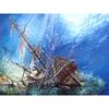 5D DIY Алмазная картина Подводная лодка Вышивка Мозаика Крест Стежок Горный хрусталь Декор