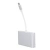 Док-станция USB C USB C to HD Мультимедийный интерфейс VGA 3,5 мм Аудио Док-станция Серебро