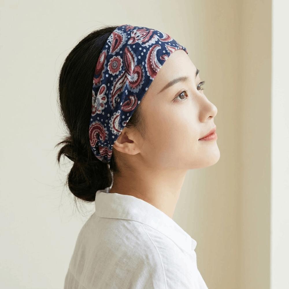 Non Slip Elastic Headband Hollow Hairbands Personality Turban Bandana  Female/Girls
