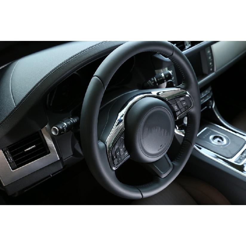 Декоративная рамка рулевого колеса автомобиля для Jaguar XF XFL F-Pace F-TYPE 2016-2018 автомобилей