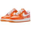 Nike Air Force 1 Low '07 Orange White Patent Sneakers HV9405-800