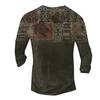 Men'S T-Shirt Street Casual Fashion Long Sleeved Top