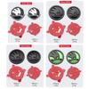 2025 New 2pcs 80mm/90mm Car rear boot badge front hood trunk Emblem logo For Skoda Fabia 1 2 Octavia a7 RS Superb Rapid Yeti Kar