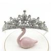 Sparkling Water Drop Crystal Tiara Wedding Hair Accessories Bride Headdress  Birthday Party