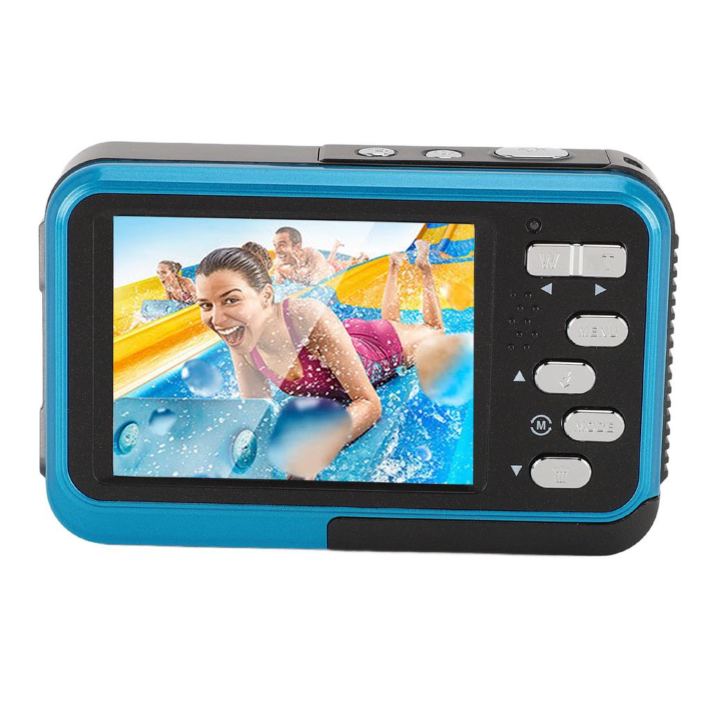 4K Underwater Cameras Multifunction 48MP High Definition Auto Focus Dual Screens 11FT Depth