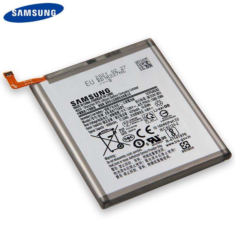 Samsung Оригинальный запасной аккумулятор EB-BA715ABY для телефона Samsung Galaxy A71 SM-A7160, 4500 мАч