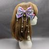 Japanese Style Kimono Barrettes Sweet Bowknot Hair Clip Creative Side Clip  Girl