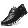 Fashion Men Business Casual Shoes Lace-up PU Leather Shoes Plus Size Formal Sneakers for Men Wedding Party Office Oxfords Dress Shoes 53