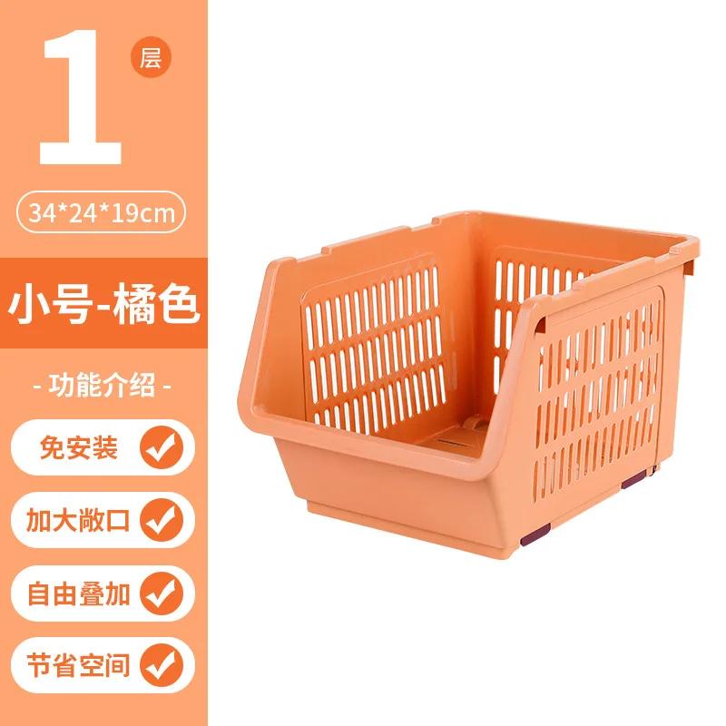 Кухонная многоуровневая стойка для хранения овощей и фруктов, многофункциональная, суперпозиционная, передвижная корзина для хранения бытового мусора