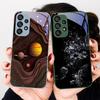 Множество Звездных Вселенных Для Samsung Galaxy S23 24 Plus S20 21 FE S25 Ultra A70 72 73 51 52 53 Закаленное Стекло Чехол для Телефона