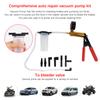 Oil Vacuum Pump Kit Repair Tools Automotive Fluid Tester Portable Car Manual Vacuum Pump Powerful Oil Suction Tool 2 In 1 Set