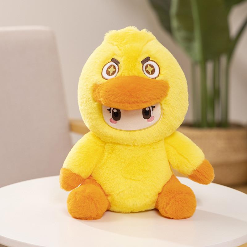 Licensed Yuen Officially Meng Zhi Xing Plush Toys Featuring Cute Sitting Animals