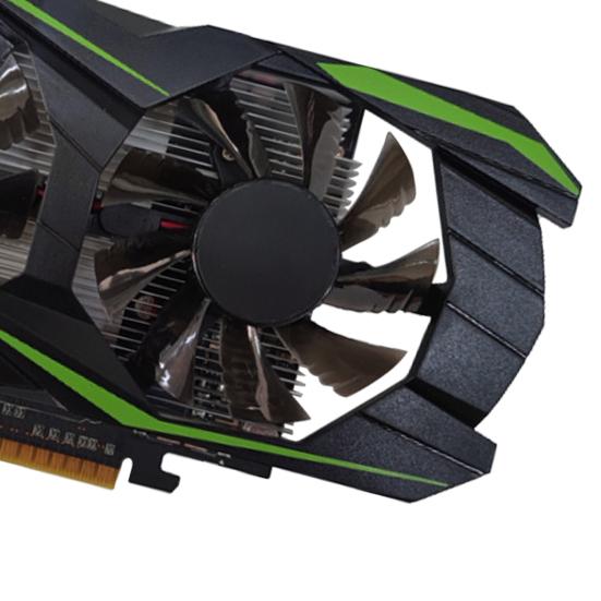 Видеокарта GTX1050TI Независимое Быстрое Рассеивание Тепла Множество Интерфейсов 4 ГБ Продуваемая Видеокарта для ПК для Офиса