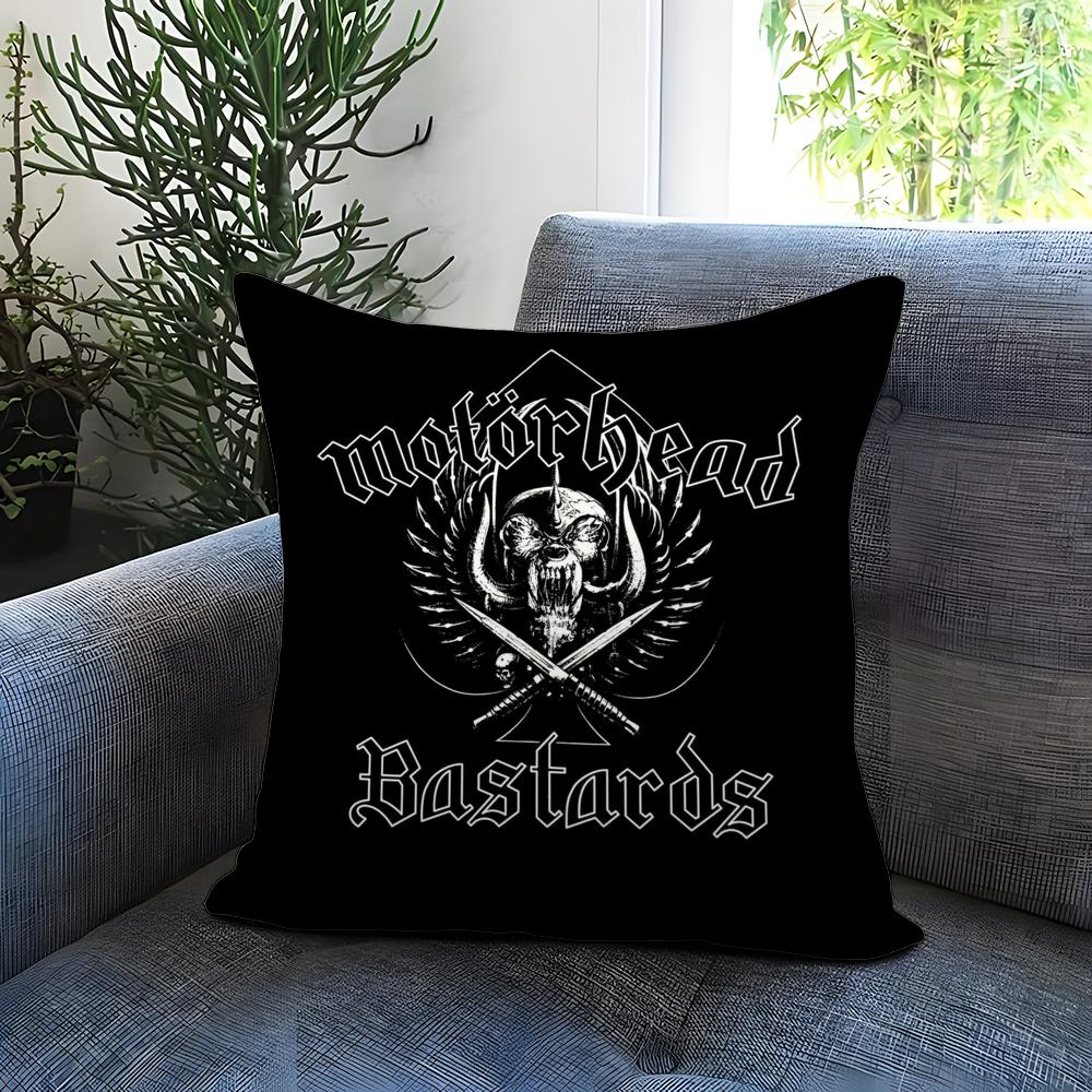 Чехол на подушку Rock Band Motörhead Удобный двусторонний чехол для подушки Идеально подходит для автомобиля, дивана, спальни и многого другого