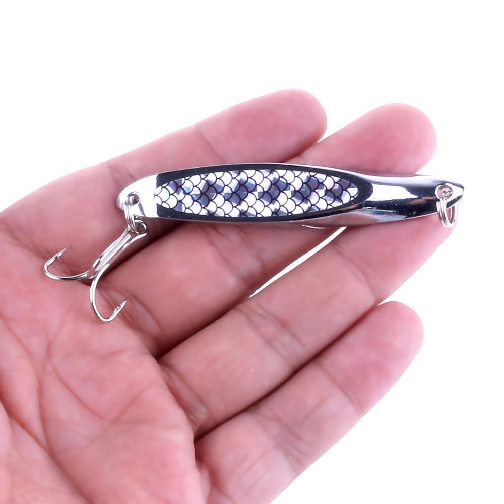 5 шт., металлическая блесна, приманка для ловли форели, жесткая приманка с блестками, искусственная приманка, спиннер, рыболовная приманка