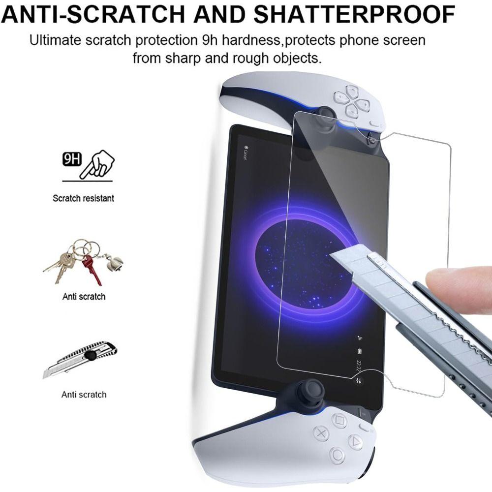 2шт HD Защитная пленка для портативной консоли из закаленного стекла для Sony PlayStation Portal