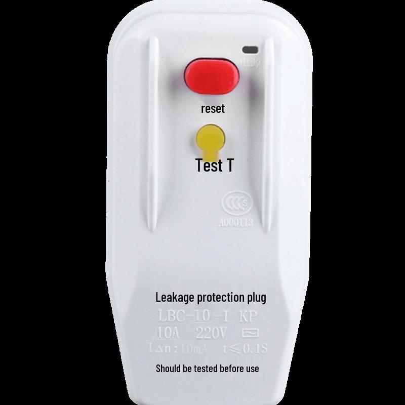 10/16A Electric Water Heater & Air Conditioner Leakage Protector Plug Switch