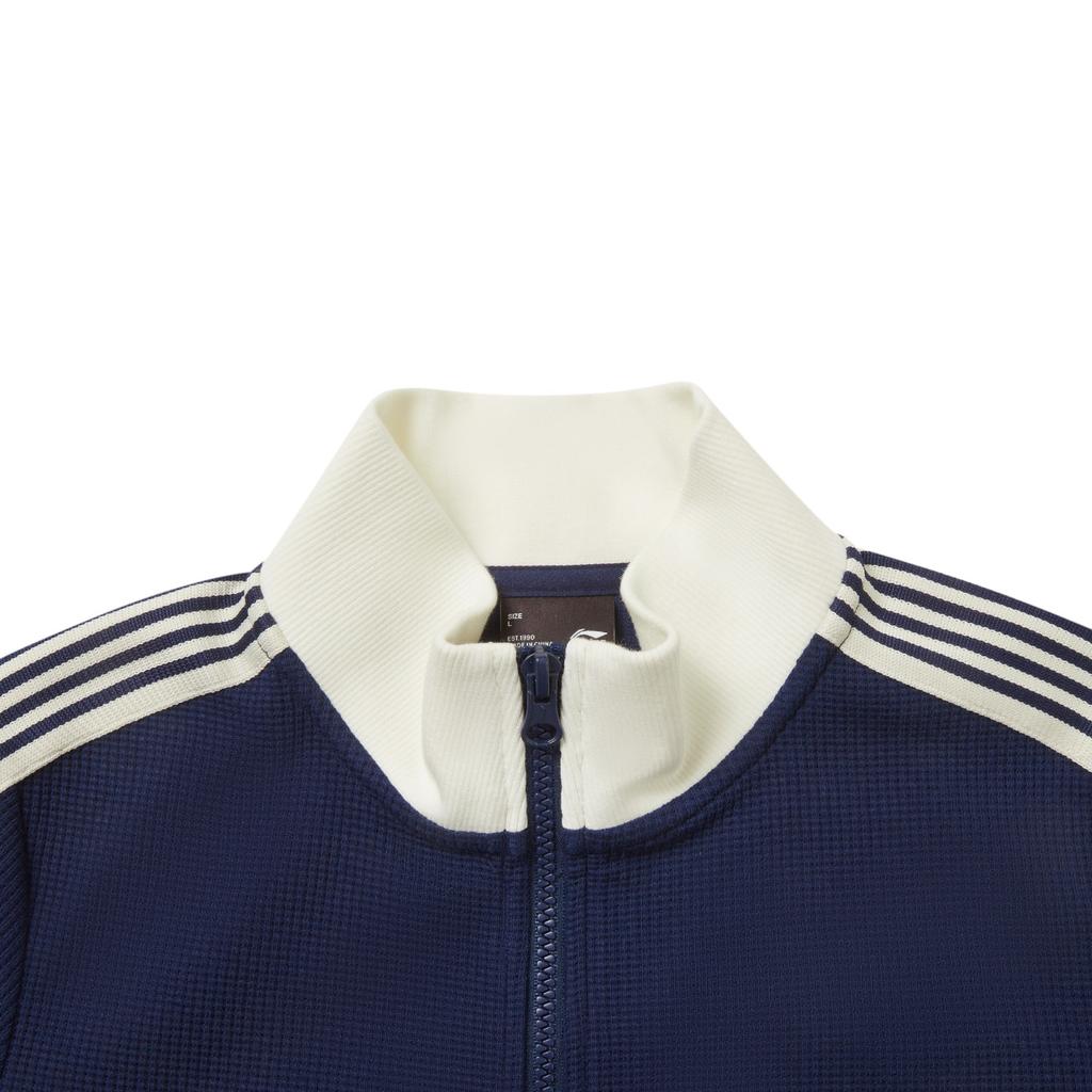 Женская куртка Li Ning с цветными блоками и вышитыми буквами AWDW956-3