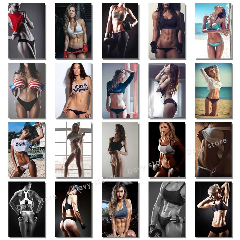 Сексуальная фитнес-красота, похудение, вдохновляющий принт для упражнений, холст, постер для украшения гостиной, домашняя настенная картина