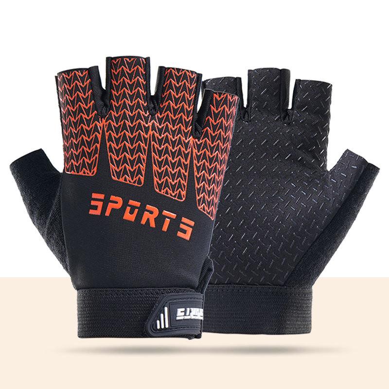 Cycling gloves boys sports non-slip half finger girl horizontal bar roller skating bicycle