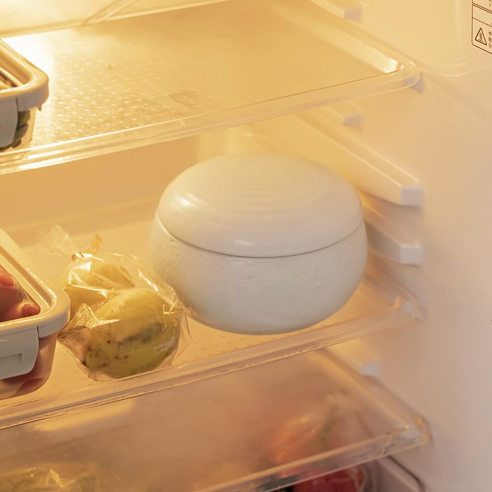 Банко Посуда Большая 3 Сделано в микроволновой печи Нагревается как свежий Стильный &NE NMT-306L-WH Ohitsu, Haretoke, Белый, Порции, Рис, 1,5 Чашки, Япония,