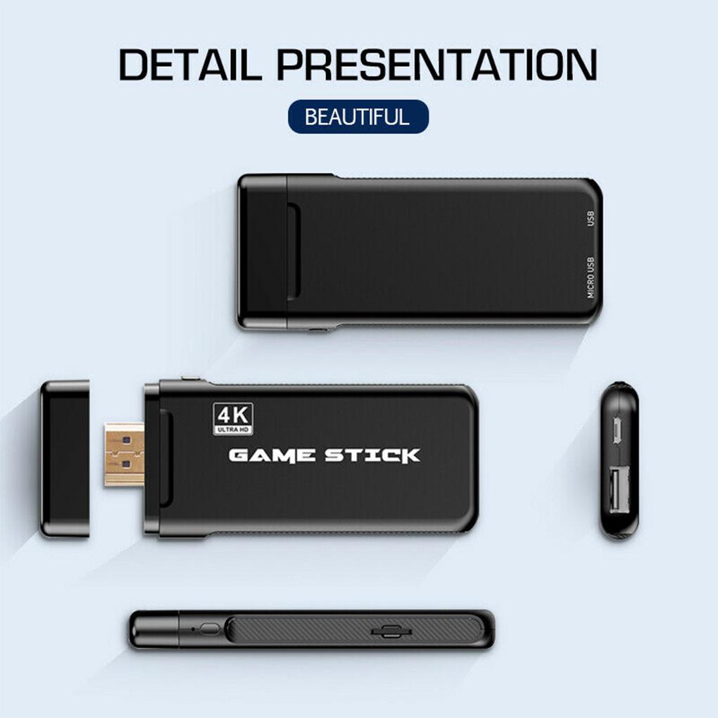 64G 10000 Игр Портативная 4K ТВ Видео игровая консоль С 2.4G Беспроводным контроллером Поддержка CPS PS1 Ретро игровая консоль