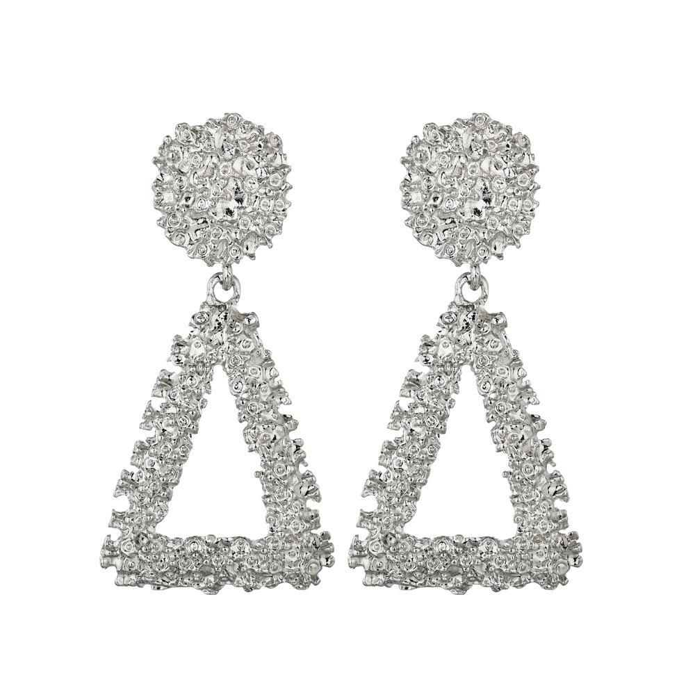 Elegance Big Flower Drop Dangle Earring For Women Trendy Metal Floral Party Jewelry Gift Pendientes