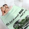 MORRIS MINOR Throw Blanket manga bed plaid Flannel Fabric Bed Fashionable Blankets