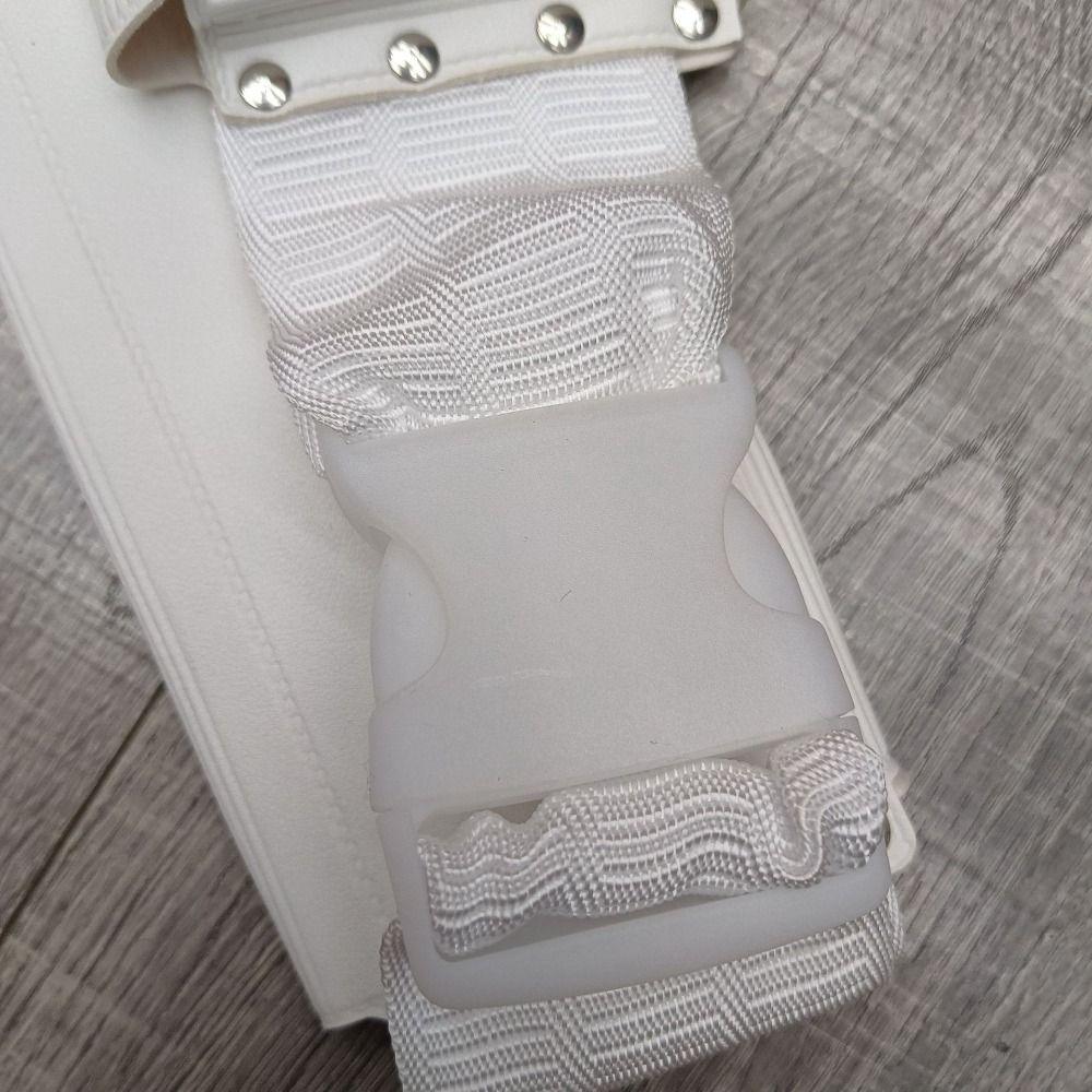 Wide Studded Waist Belt Stretchy Prayer Belt Unisex Arab Fanny Pack Umrah Girdle