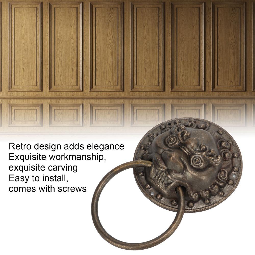 Retro Door Pull Rings Bronze Pull Handle Cabinet handle Antique Door Knocker  Farmhouse Decor