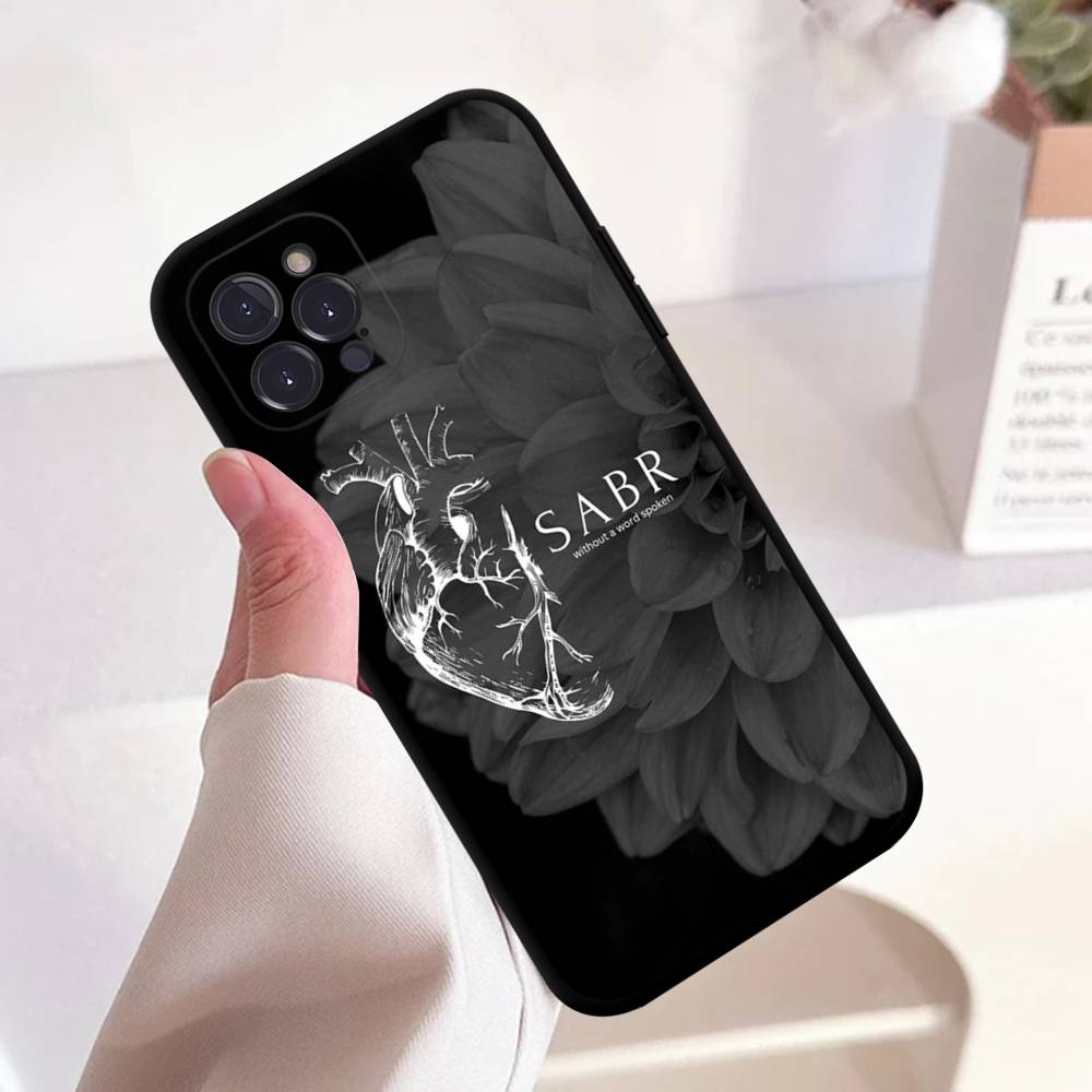 Коран Сабр Ислам Терпение Черный Силиконовый ТПУ Чехол для Телефона Для Iphone17 Air 16 15 14 13 12 Pro 11 Pro Max Plus Чехол-Крышка
