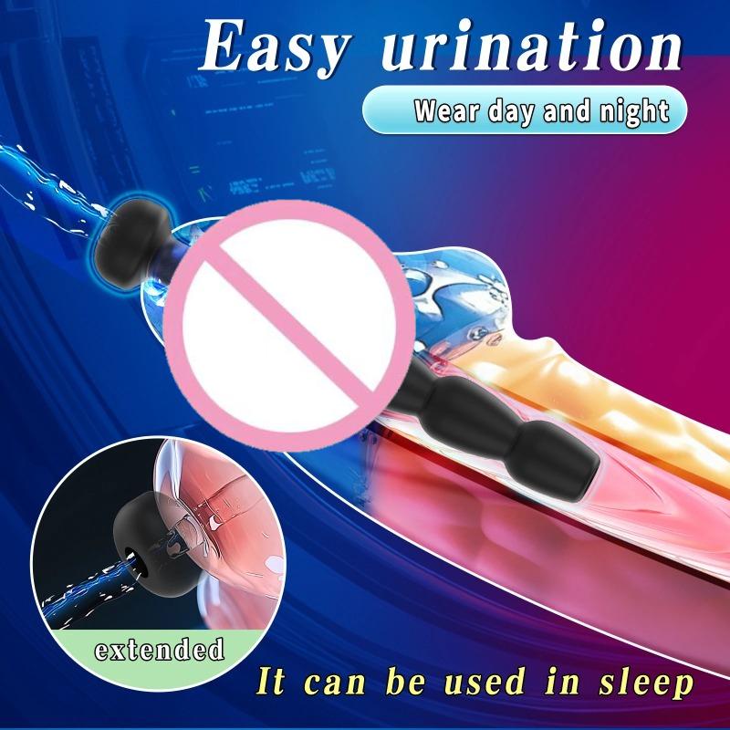 Набор силиконовых уретральных катетеров с 7 размерами – Дилататор пениса с стимулятором для зондирования и мужской мастурбации