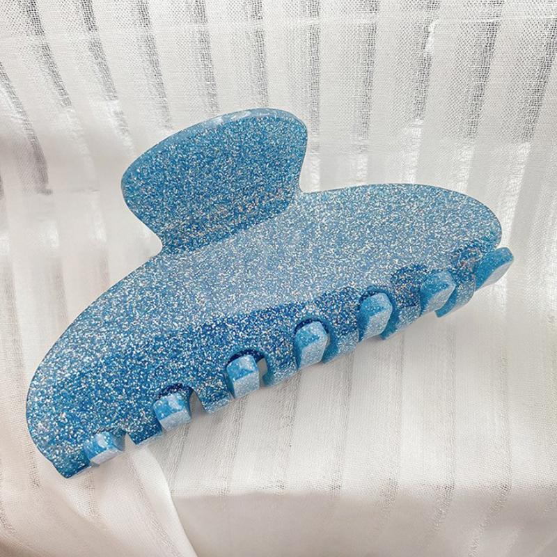 Винтажные блестящие заколки для волос, акриловые заколки-когти, летние заколки в форме акулы, модные заколки для волос для женщин, аксессуары для волос