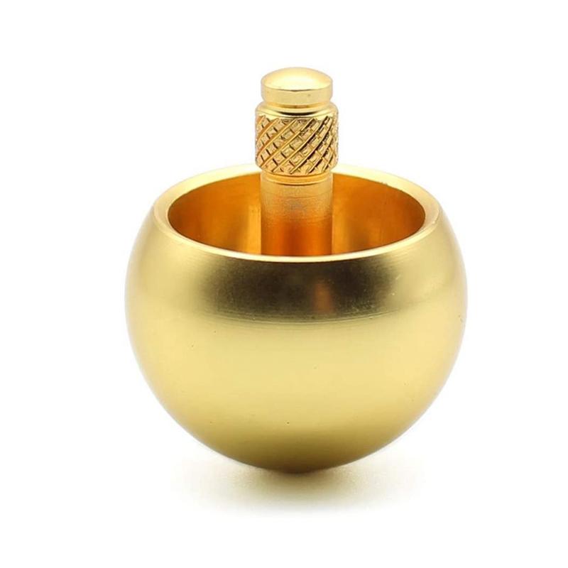 Новинка Металлический волчок-перевертыш Ручной фиджет Снятие тревоги СДВГ Стресса Антистрессовый Веселый Креативный Портативный гаджет для взрослых EDC