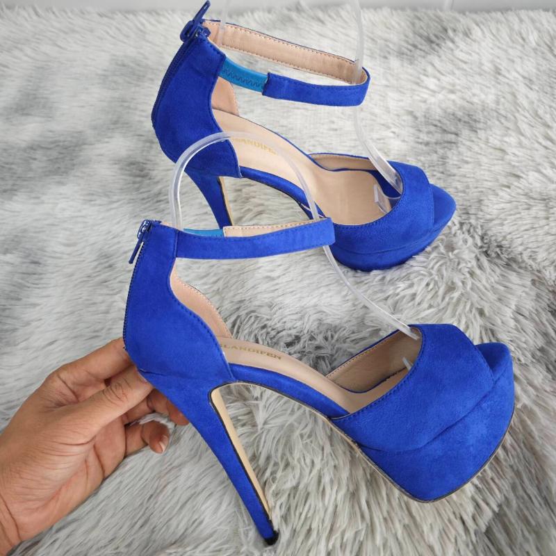 Женские босоножки на платформе 2025 года, летние сексуальные туфли для стриптиза на высоком каблуке 14 см, туфли на шпильке с ремешком на щиколотке, гладиаторские туфли для свадебной вечеринки