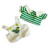 1 set Outfit 20cm Cotton Doll Clothes Striped T-shirt Plush Doll Clothes  Doll Accessories