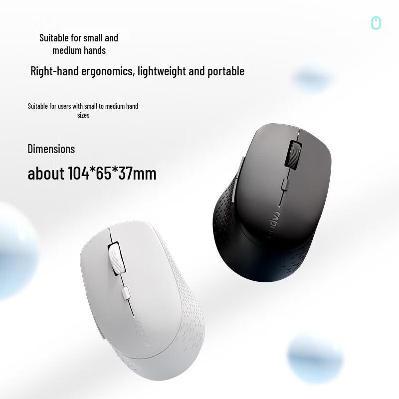 Rapoo M300L Multi-mode Wireless Bluetooth Ergonomic Mouse