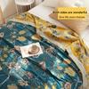 Multi-layer Gauze Throw Blanket Soft Breathable and Skin Friendly Bed Cover Sofa Towel Couch Blanket Lunch Break Blanket Summer Cooling Quilt