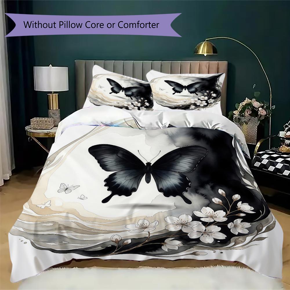 Dark Gothic Art Pattern Bedding uilt Set uilt Cover Pillowcase Home Decoration Birthday Gift (1 * duvet cover + 2 * pillowcase without core)