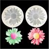 Big Daisy Small Daisy Flower Sun Flower Silicone Mould Flip Chocolate Cake Decoration Mould Diy Baking