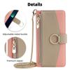 For Oppo A79 5G/A2 5G Case Zipper Pocket Mirror PU Leather Wallet Cover