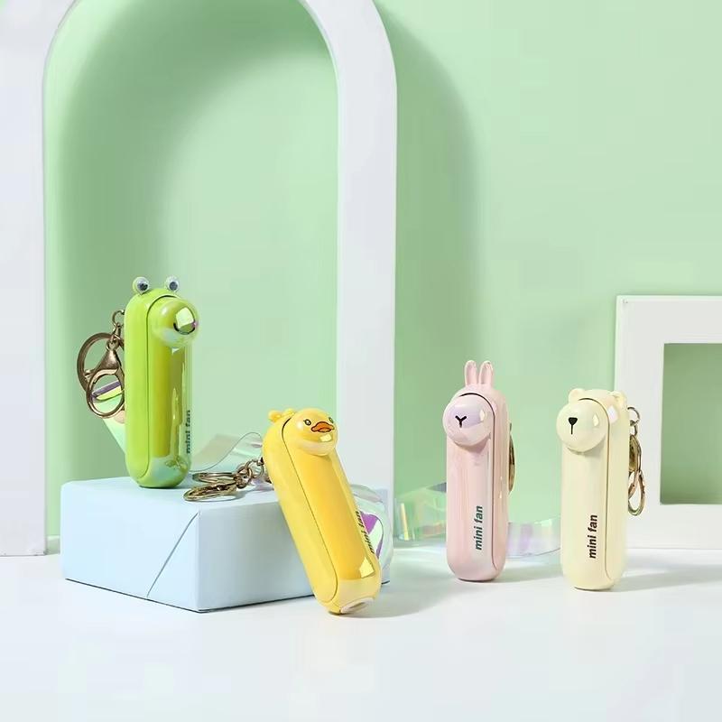 Cute Mini Fan Portable Hand Fold Bedside Office USB Charge Battery Table Desk Cooling USB Cooling Folding Handheld Fan