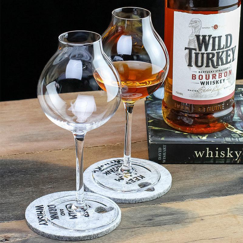 2Pc Whisky Nosing Glass 1920s Professional Sommelier Crystal Wine Tasting Cup Big Belly Small Mouth Gather Aroma Brandy Snifter