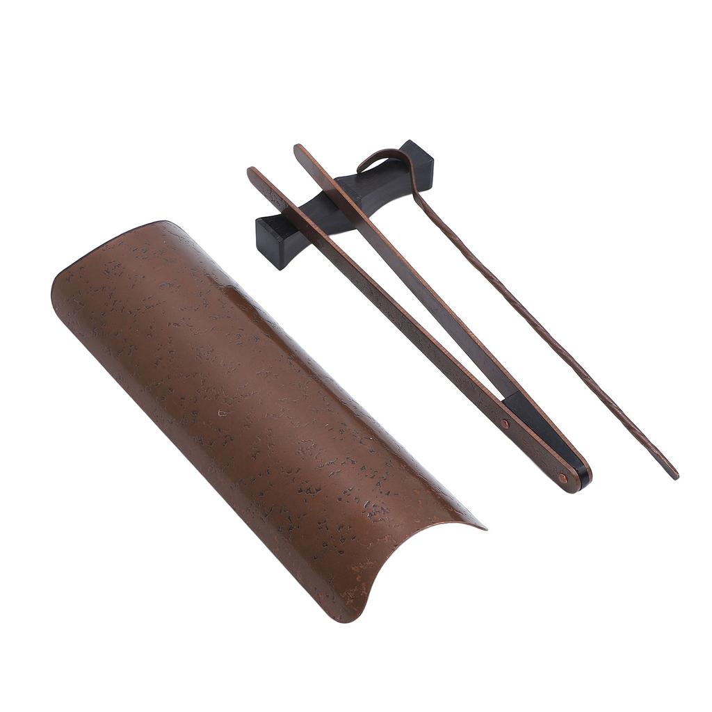 Чайный набор 4 в 1 Kungfu, медный совок для чая, зажим для чая, чайная ложка, набор китайских чайных принадлежностей, аксессуары для церемоний