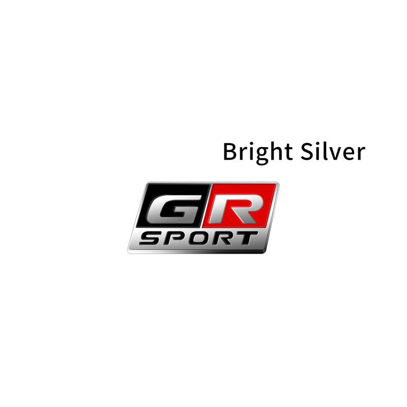 Metal Alloy GR Sport Logo Car Steering Wheel Badge Interior Sticker Decoration Emblem For RAV4 Yaris Camry Corolla Vios