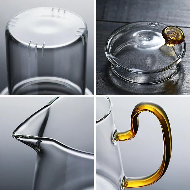 Заварочный чайник из термостойкого стекла Flower Tea Cup 750 мл, практичная бутылка, многофункциональный заварочный чайник, набор для приготовления чая