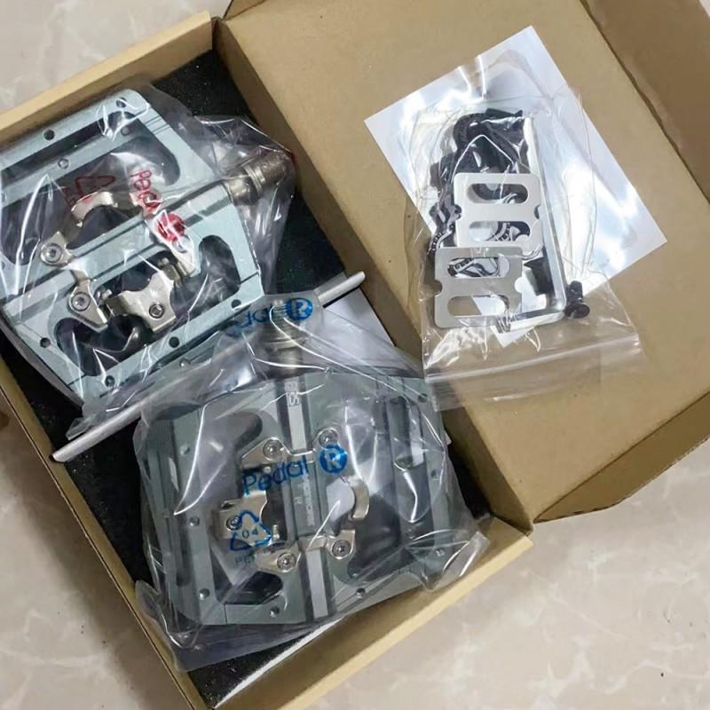 Racework Aluminum SPD Clipless To Flat Pedals Mountain Bike MTB Cycling Trail Riding