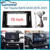 10 Inch Car Fascia Frame Adapter Canbus Box For Toyota RAV4 5 XA50 2018-2023 Android Radio Audio Dash Panel Cover Harness
