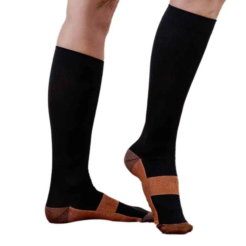 2 PairsMen's Compression Stockings Blood Circulation Promotion Women Men Pain Relief Graduated Unisex Anti-Fatigue Socks
